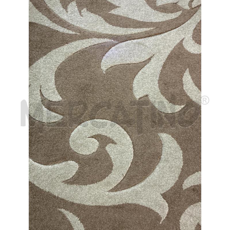 TAPPETO GLAMOUR FANTASIA MARRONE BEIGE BASE YUTA 100X150 | Mercatino dell'Usato Teramo 2