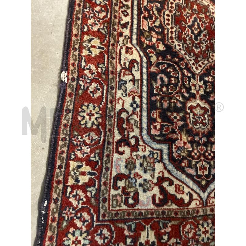 TAPPETO ORIENTALE FATTO A MANO160X90 FONDO ROSSO BEIGE NEO | Mercatino dell'Usato Teramo 3