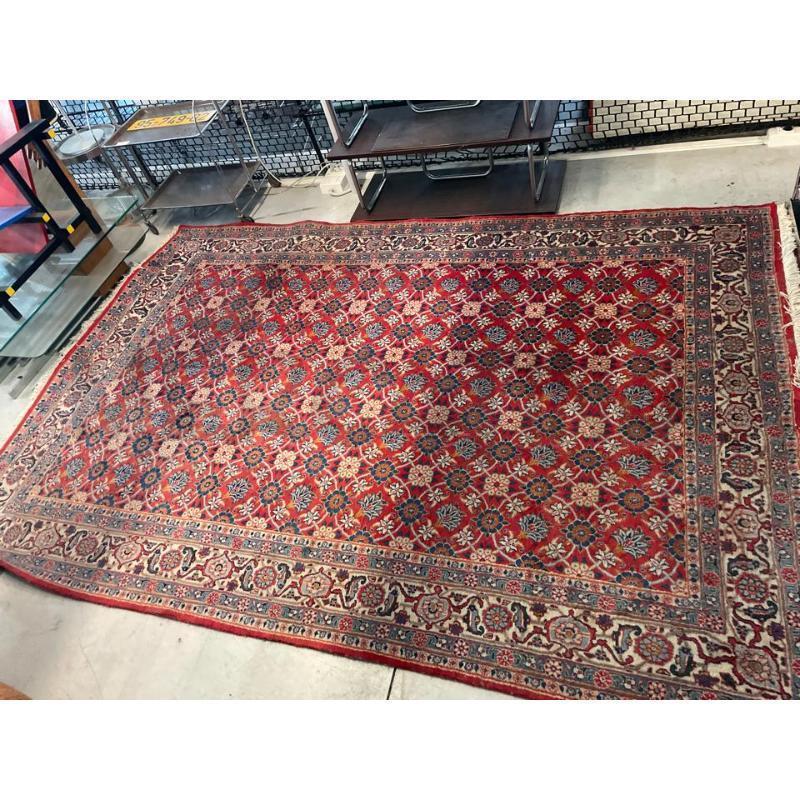 TAPPETO ORIENTALE IN LANA FONDO ROSSO 200X290 | Mercatino dell'Usato Teramo 1