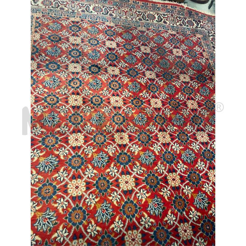 TAPPETO ORIENTALE IN LANA FONDO ROSSO 200X290 | Mercatino dell'Usato Teramo 4
