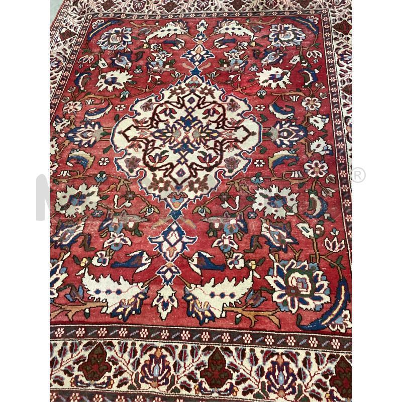 TAPPETO ORIENTALE IN LANA FONDO ROSSO 205X147 | Mercatino dell'Usato Teramo 2