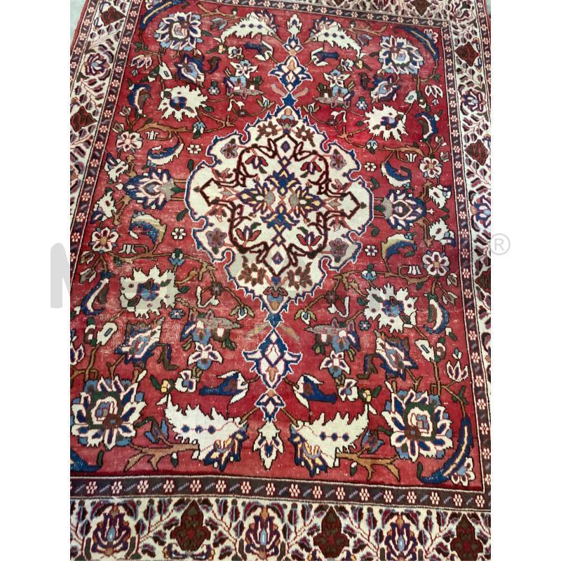 TAPPETO ORIENTALE IN LANA FONDO ROSSO 205X147 | Mercatino dell'Usato Teramo 3