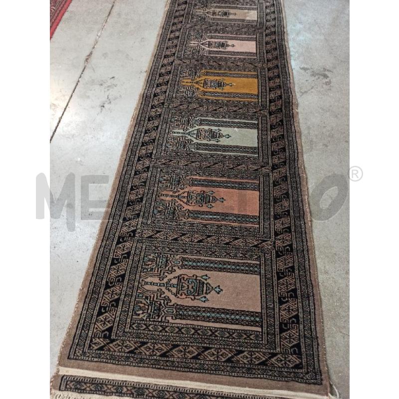 TAPPETO PASSATOIA PERSIANO ORIENTALE TONI MARRONI 60X190 | Mercatino dell'Usato Teramo 3