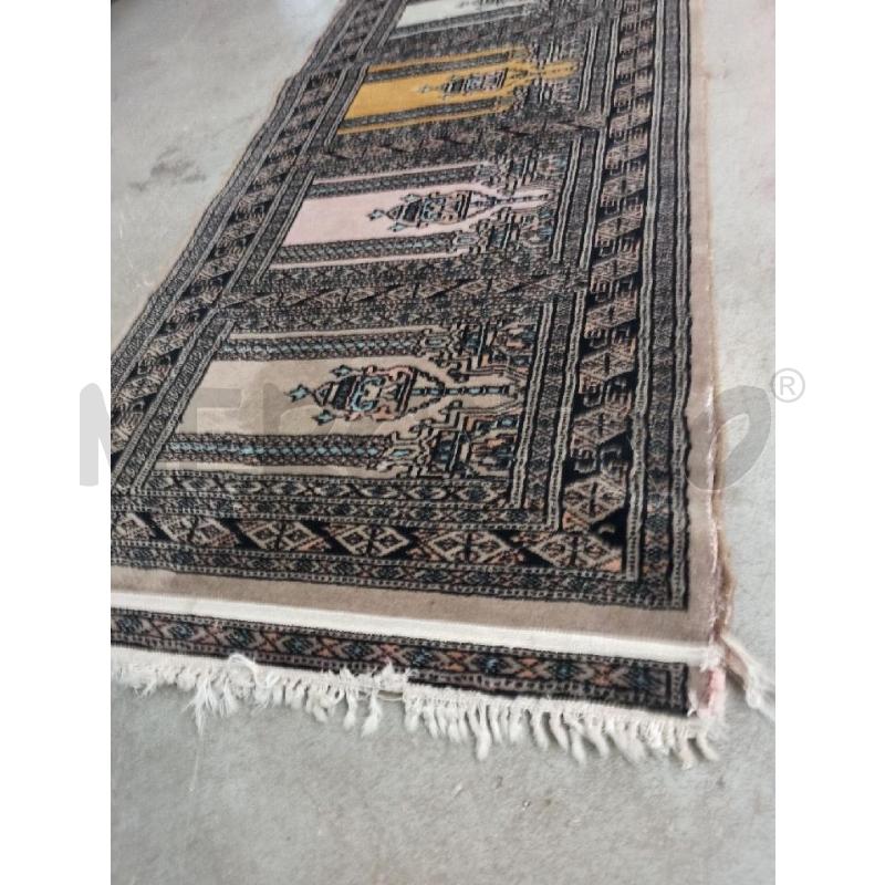 TAPPETO PASSATOIA PERSIANO ORIENTALE TONI MARRONI 60X190 | Mercatino dell'Usato Teramo 5