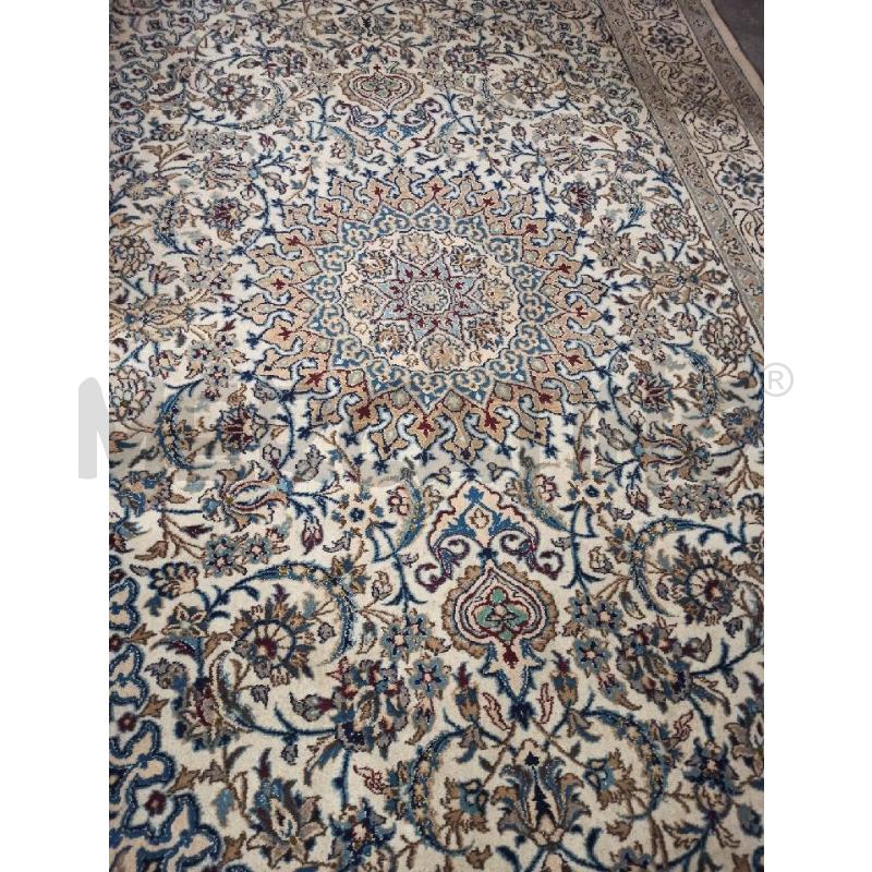 TAPPETO PERSIANO IRAN MOD NAIN 297X200 TONI BEIGE | Mercatino dell'Usato Teramo 2
