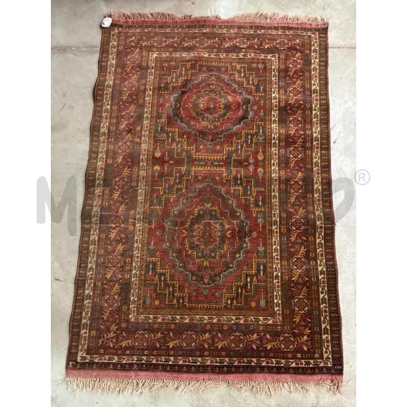 TAPPETO PERSIANO OTIENTE TONI MARRONI SCURO 140X95 | Mercatino dell'Usato Teramo 1