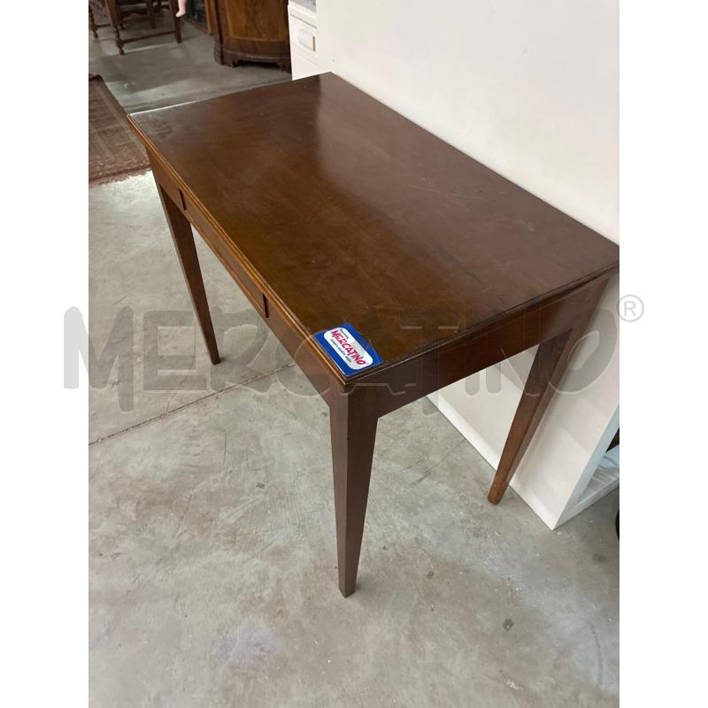 TAVOLINETTO LEGNO MASSELO 4 PIEDI RETTANGOLARE CON CASSETTINO | Mercatino dell'Usato Teramo 3