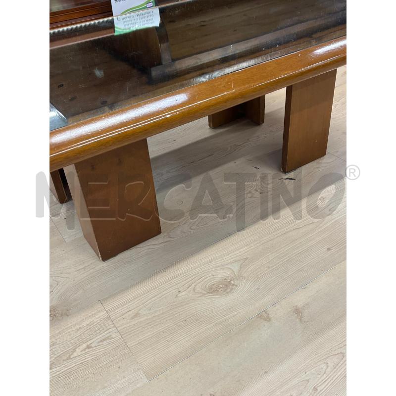 TAVOLINO BASSO DA SALOTTO RETTANGOLARE IN LEGNO PIANO SPECCHIO | Mercatino dell'Usato Teramo 3