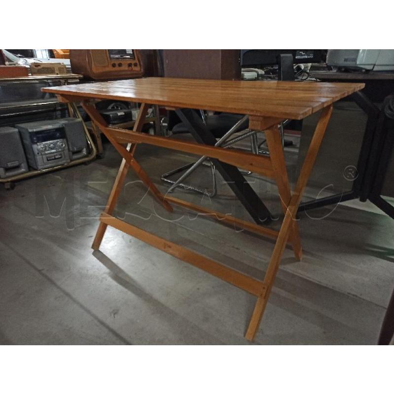 TAVOLINO PIEGHEVOLE LEGNO  | Mercatino dell'Usato Teramo 2
