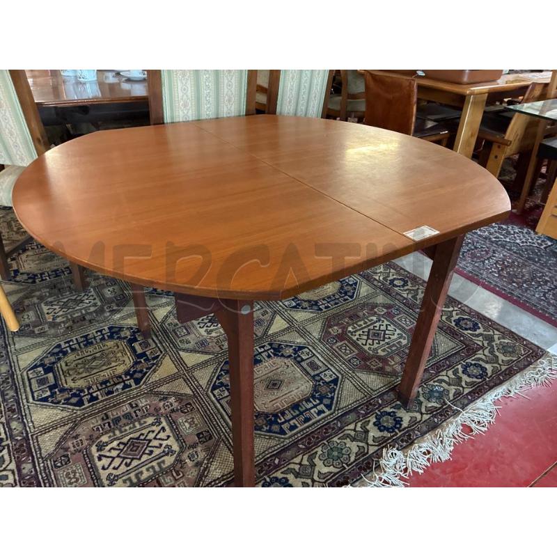 TAVOLO ALLUNGABILE IN LEGNO SEMICURVO  | Mercatino dell'Usato Teramo 5