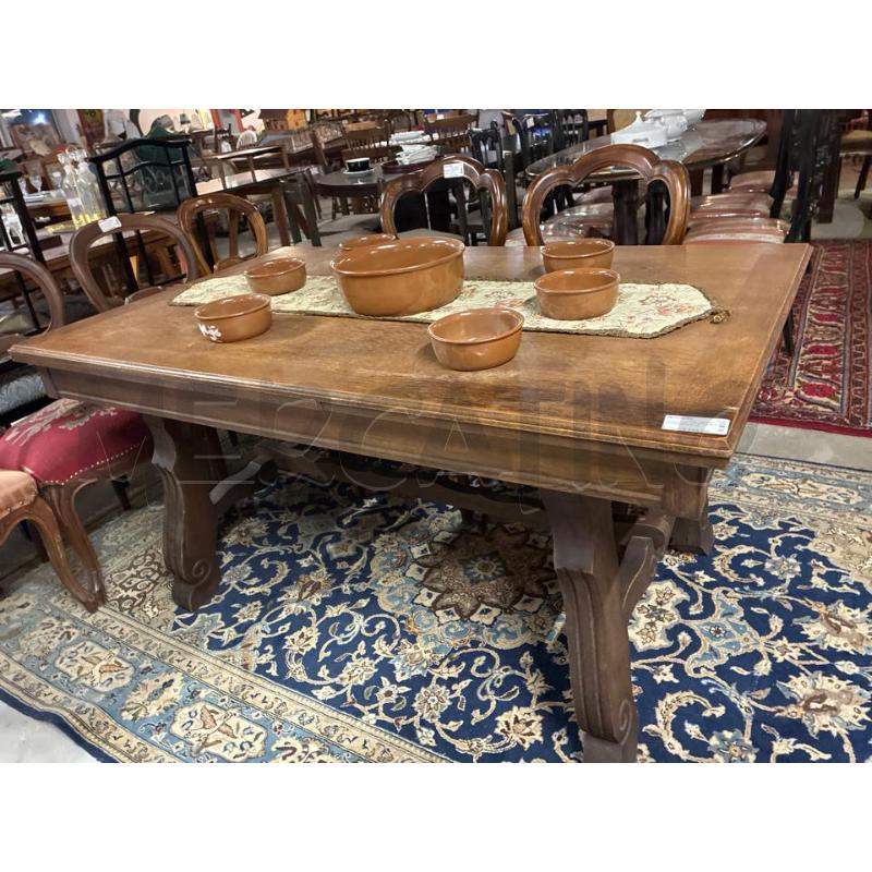 TAVOLO RETTANGOLARE ALLUNGABILE IN LEGNO | Mercatino dell'Usato Teramo 1