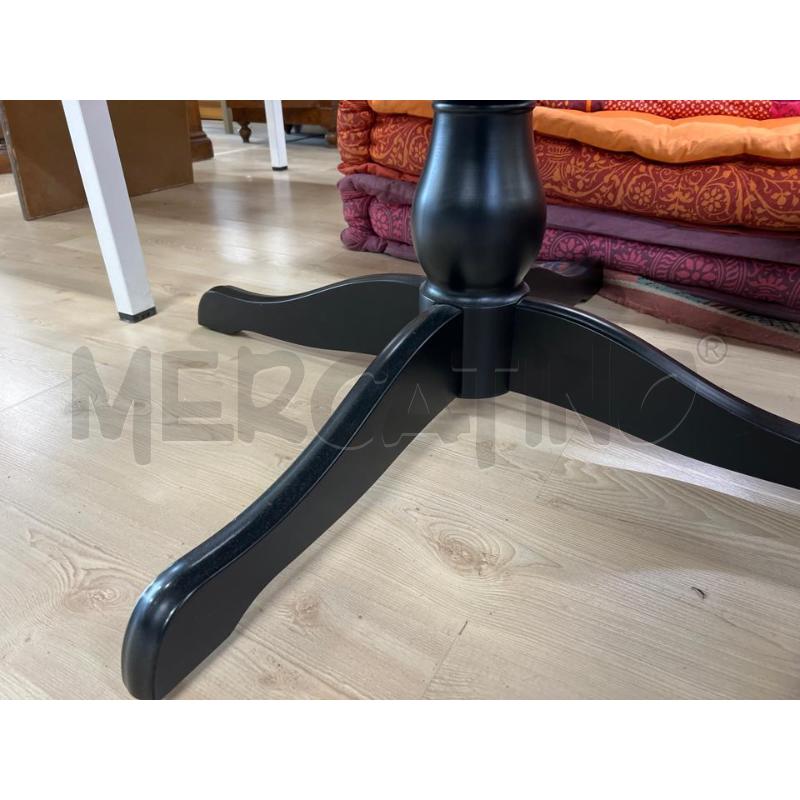 TAVOLO ROTONDO IKEA ROSENTORP NERO WENGE' ALLUNGABILE | Mercatino dell'Usato Teramo 3