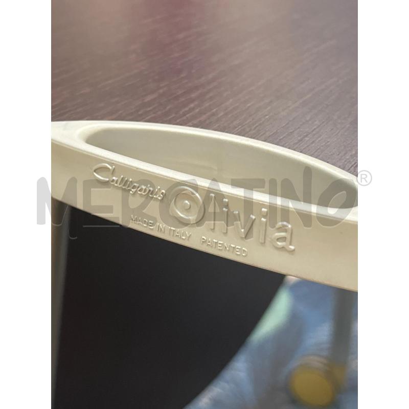 TAVOLO TONDO CALLIGARIS CON ROTELLE MOD OLIVIA | Mercatino dell'Usato Teramo 3
