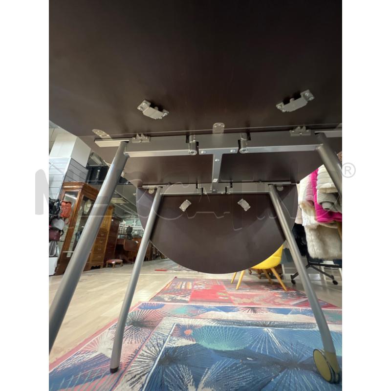 TAVOLO TONDO CALLIGARIS CON ROTELLE MOD OLIVIA | Mercatino dell'Usato Teramo 5