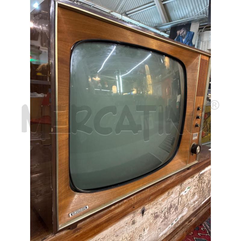 TELEVISORE D'EPOCA GRUNDIG MONOMAT BIANCO NERO NON TESTATO | Mercatino dell'Usato Teramo 3