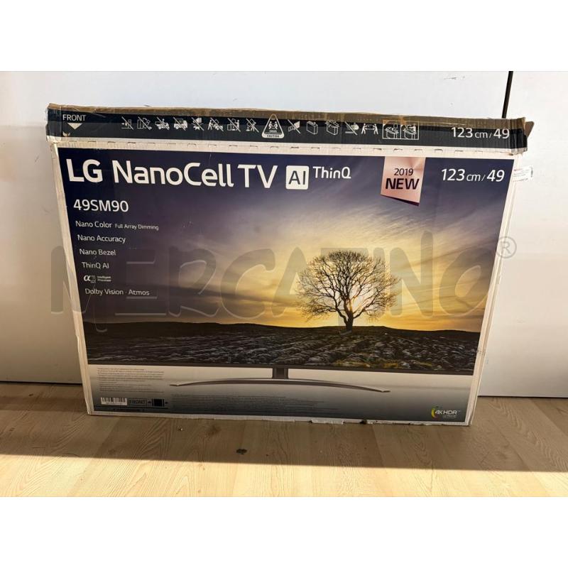 TELEVISORE PIATTO LG NANOCELL 49SM90 49 POLLICI 4K UHD 120HZ WEBOS + TELECOMANDO | Mercatino dell'Usato Teramo 1