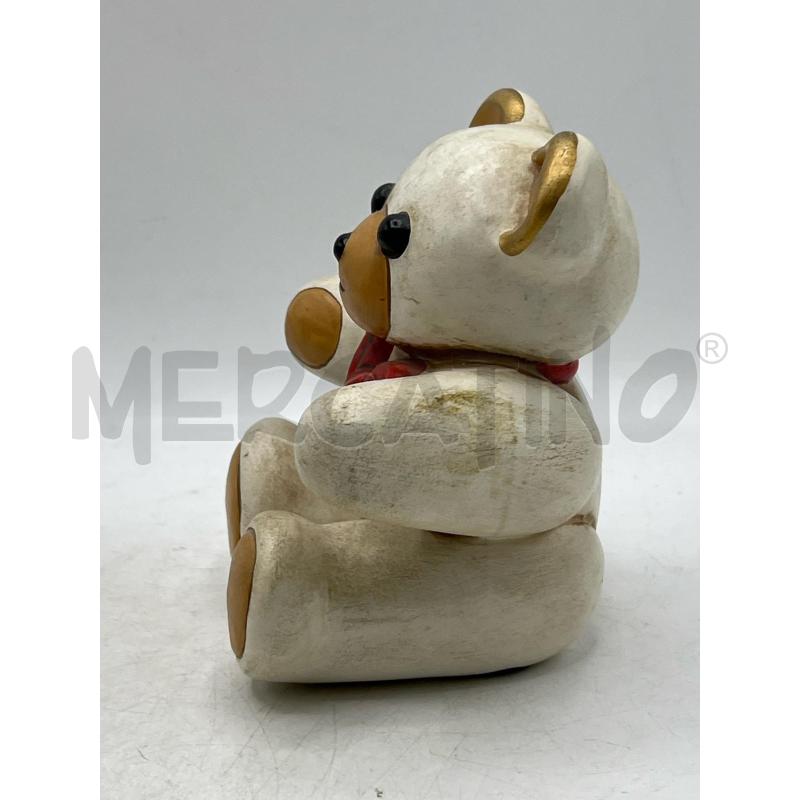 THUN FUORI PRODUZIONE ORSETTO TEDDY FIOCCO ROSSO H 16CM | Mercatino dell'Usato Teramo 4