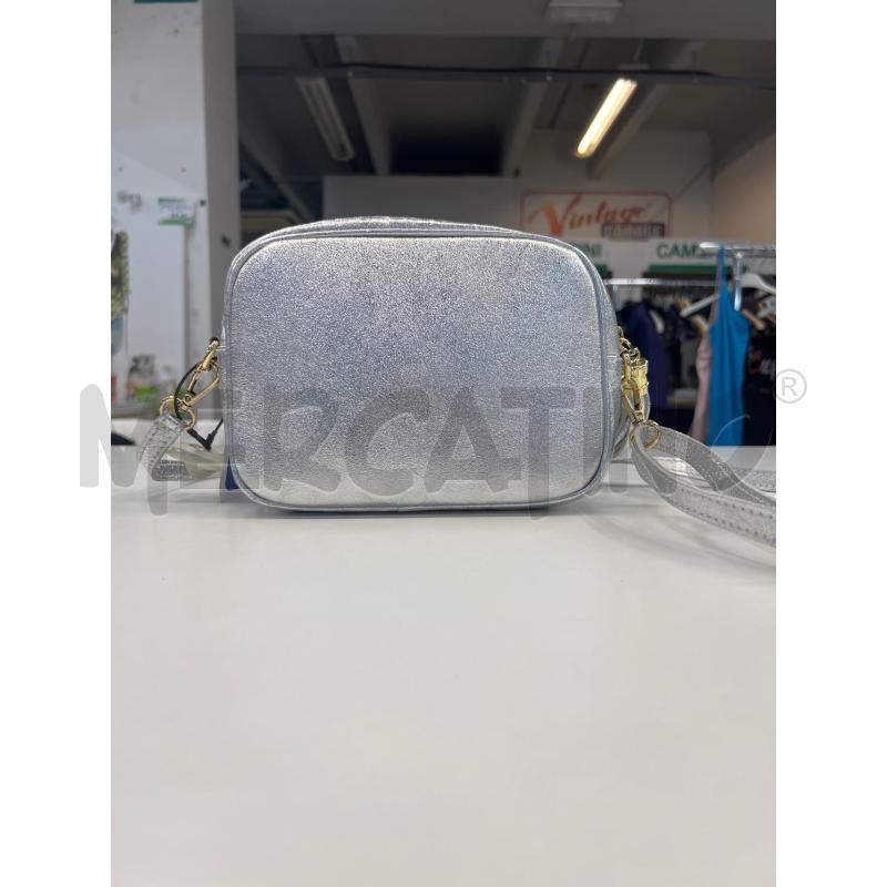 TRACOLLINA DONNA GENUINE LEATHER ARGENTATA LUREX INSERTI DORATI | Mercatino dell'Usato Teramo 2