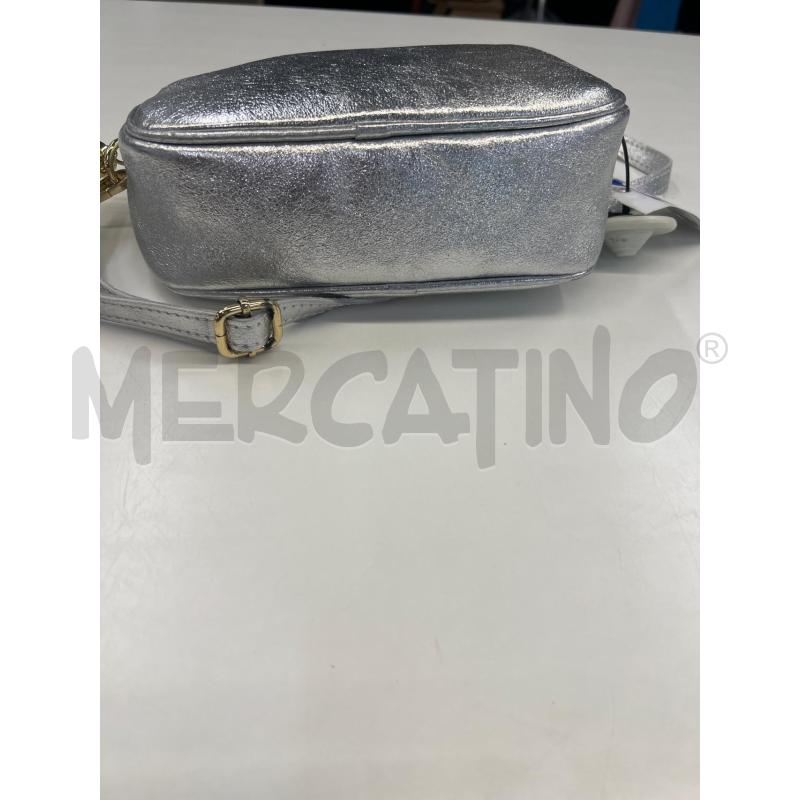 TRACOLLINA DONNA GENUINE LEATHER ARGENTATA LUREX INSERTI DORATI | Mercatino dell'Usato Teramo 4