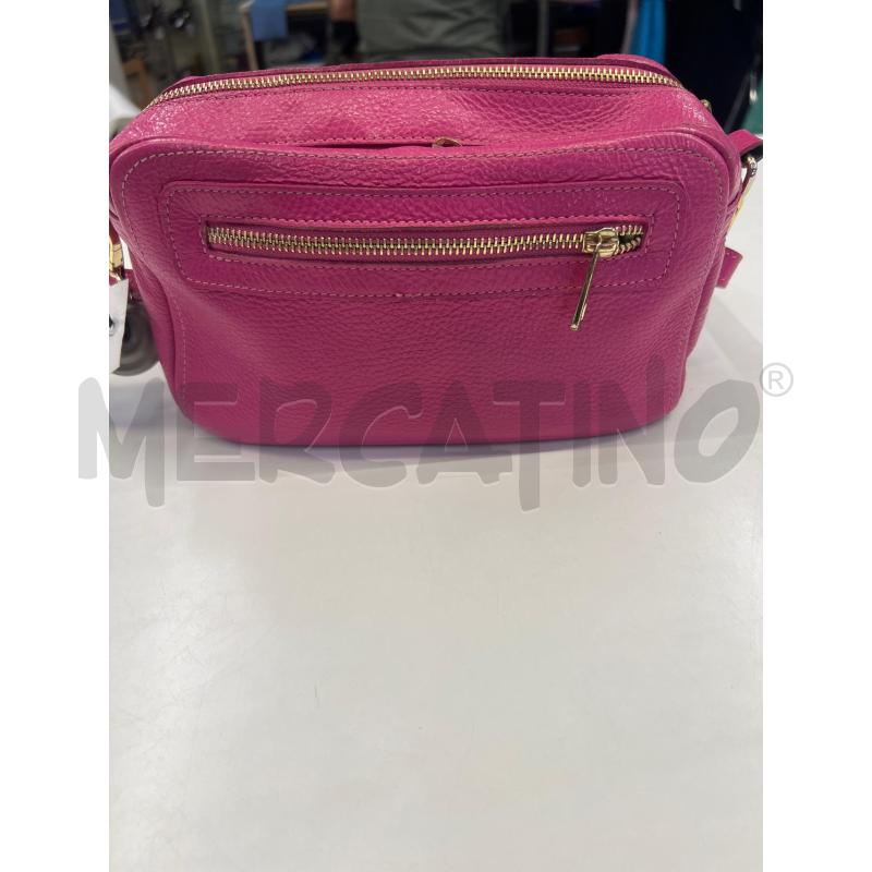 TRACOLLINA DONNA GENUINE LEATHER FUCSIA 2 APERTURE DORATE | Mercatino dell'Usato Teramo 2