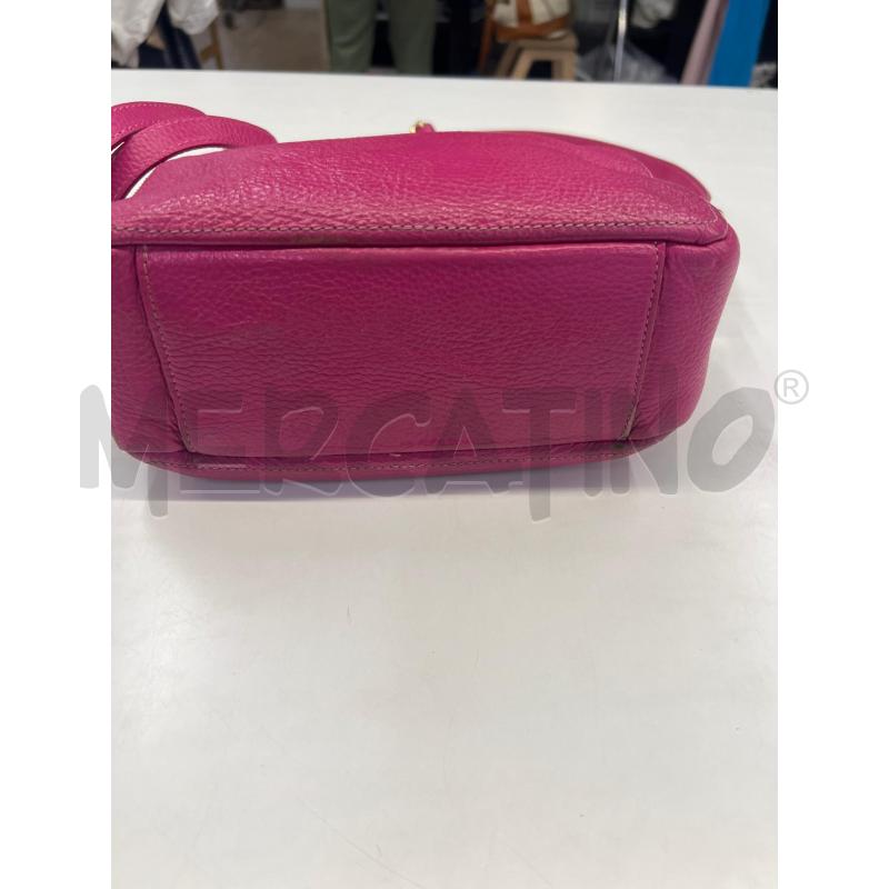 TRACOLLINA DONNA GENUINE LEATHER FUCSIA 2 APERTURE DORATE | Mercatino dell'Usato Teramo 3
