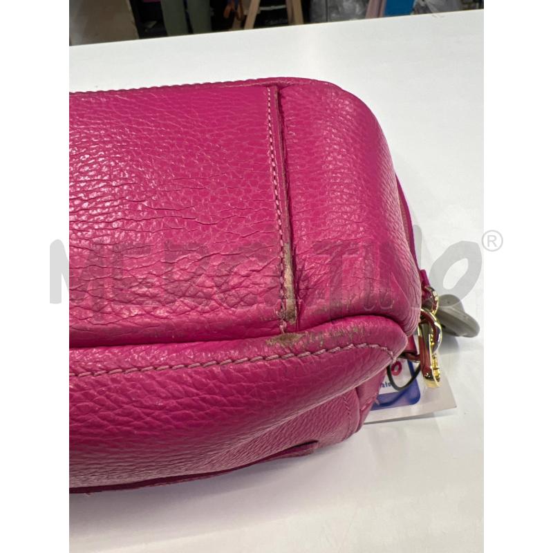 TRACOLLINA DONNA GENUINE LEATHER FUCSIA 2 APERTURE DORATE | Mercatino dell'Usato Teramo 4