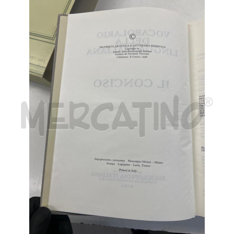 TRECCANI IL CONCISO 1998 1 EDIZIONE | Mercatino dell'Usato Teramo 2