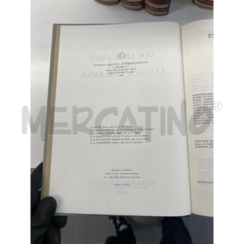 TRECCANI VOCABOLARIO LINGUA ITALIANA 5 VOLUMI | Mercatino dell'Usato Teramo 2