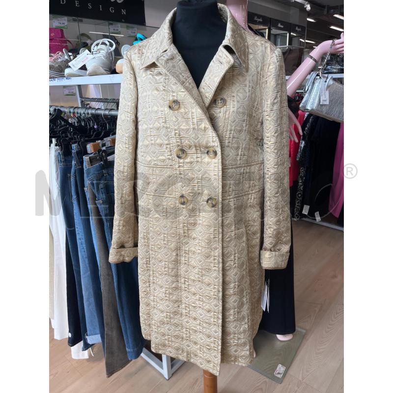 TRENCH DONNA RED VALENTINO DORATO BOTTONI A DOPPIOPETTO  | Mercatino dell'Usato Teramo 1