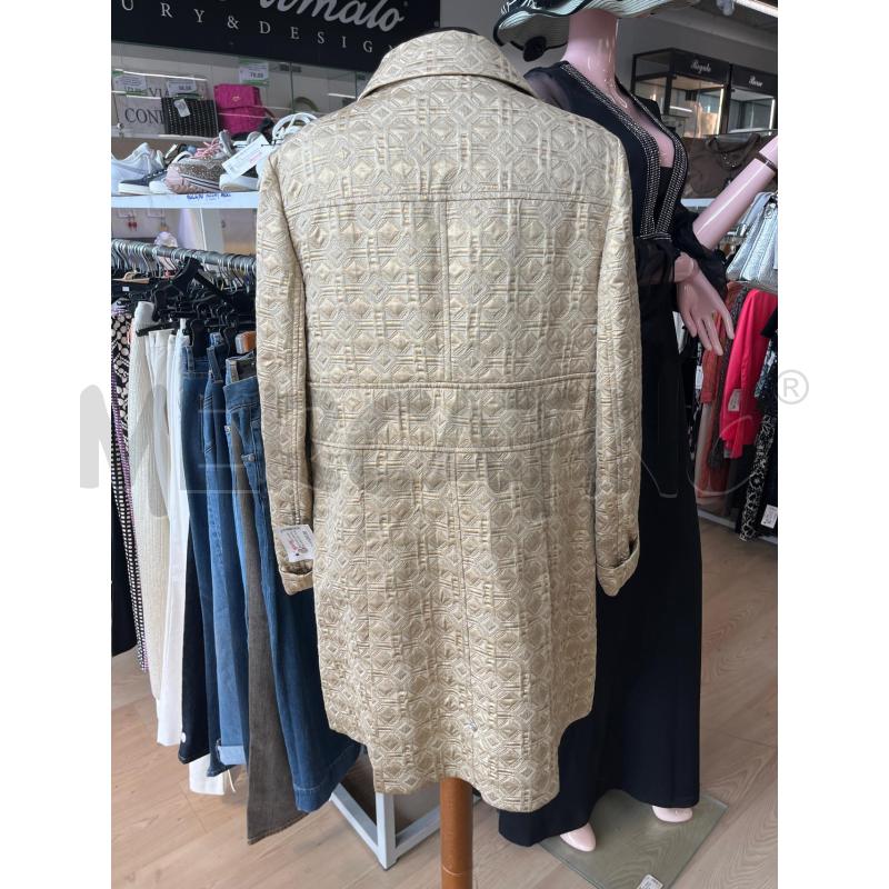 TRENCH DONNA RED VALENTINO DORATO BOTTONI A DOPPIOPETTO  | Mercatino dell'Usato Teramo 2