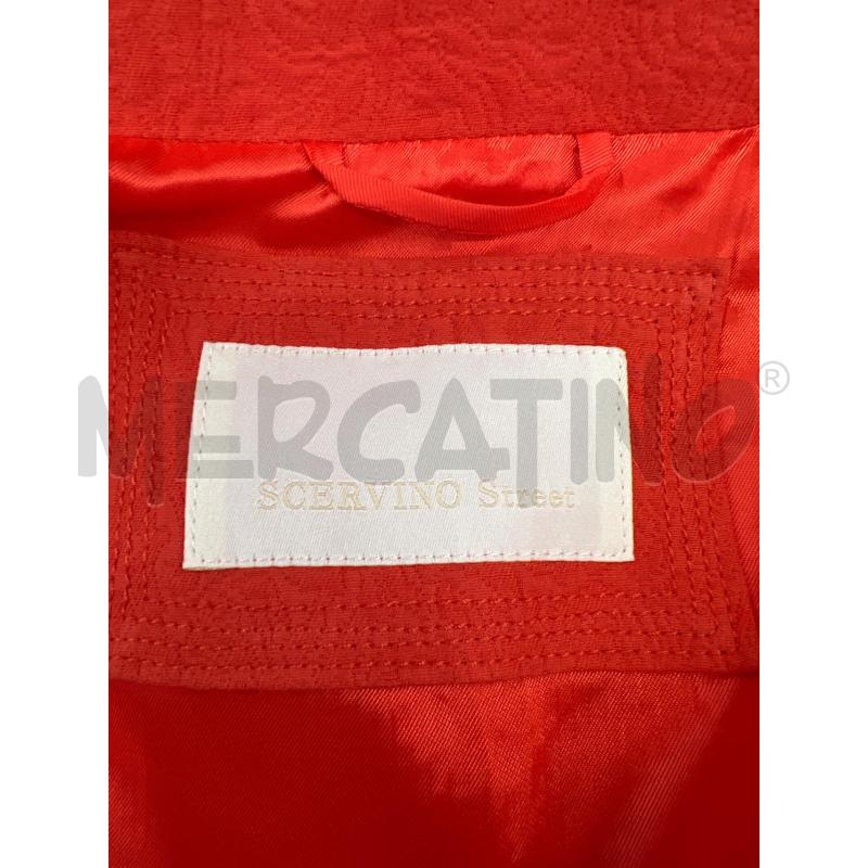 TRENCH DONNA SCERVINO STREET ARANCIONE BOTTONE A SCOMPARSA | Mercatino dell'Usato Teramo 4