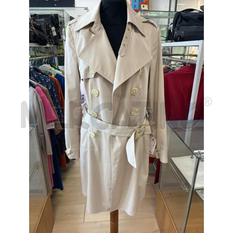 TRENCH DONNA SPORTMAX BEIGE DOPPIOPETTO | Mercatino dell'Usato Teramo 1
