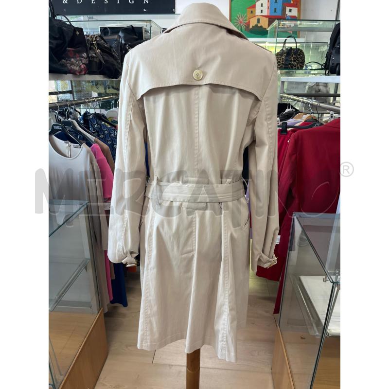 TRENCH DONNA SPORTMAX BEIGE DOPPIOPETTO | Mercatino dell'Usato Teramo 2