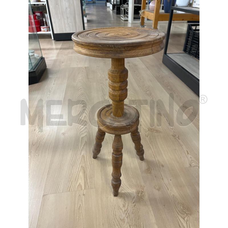 TREPPIEDI LEGNO TORNITO A MANO | Mercatino dell'Usato Teramo 1