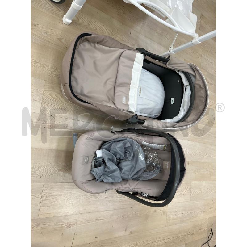 TRIO  INGLESINA BEIGE COMPLETO DI ACCESSORI | Mercatino dell'Usato Teramo 2
