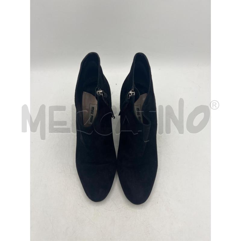 TRONCHETTO MIU MIU NERO SCAMOSCIATO ZIP INTERNA | Mercatino dell'Usato Teramo 1
