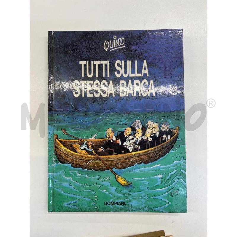 TUTTI SULLA STESSA BARCA QUINO BOMPIANI 1989 | Mercatino dell'Usato Teramo 1