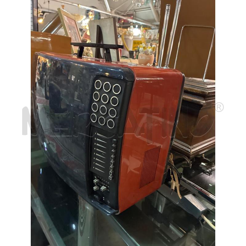 TV DUMONT ARANCIO PORTATILE VINTAGE NON TESTATA  | Mercatino dell'Usato Teramo 2