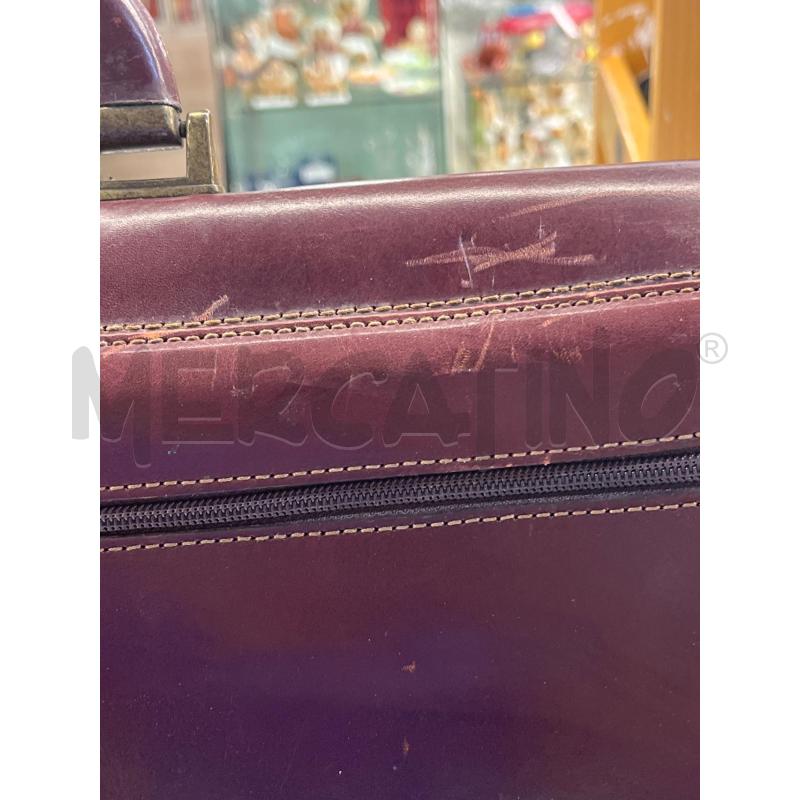 VALIGIA BORSA IN CUOIO | Mercatino dell'Usato Teramo 4