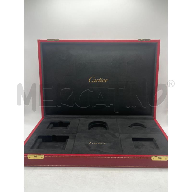 VALIGIA PELLE CARTIER COFANETTO PORTA TUTTO INSERTI . DA NEGOZIO . DA COLLEZIONE.  | Mercatino dell'Usato Teramo 1