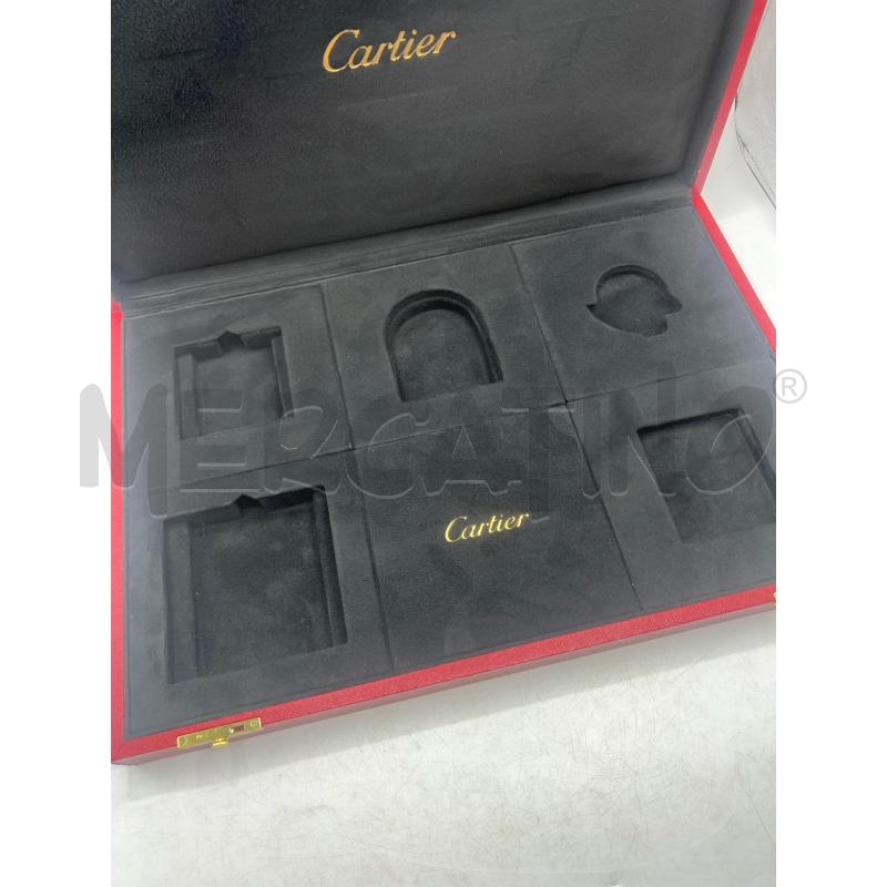 VALIGIA PELLE CARTIER COFANETTO PORTA TUTTO INSERTI . DA NEGOZIO . DA COLLEZIONE.  | Mercatino dell'Usato Teramo 2