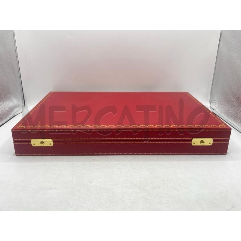 VALIGIA PELLE CARTIER COFANETTO PORTA TUTTO INSERTI . DA NEGOZIO . DA COLLEZIONE.  | Mercatino dell'Usato Teramo 4