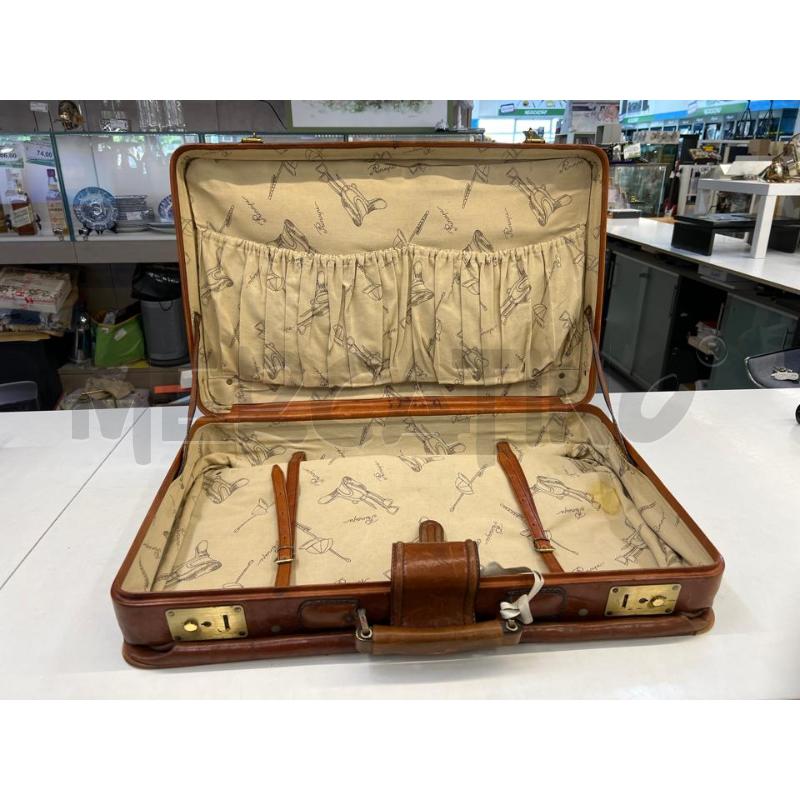 VALIGIA VINTAGE IN CUOIO DA VIAGGIO  | Mercatino dell'Usato Teramo 2