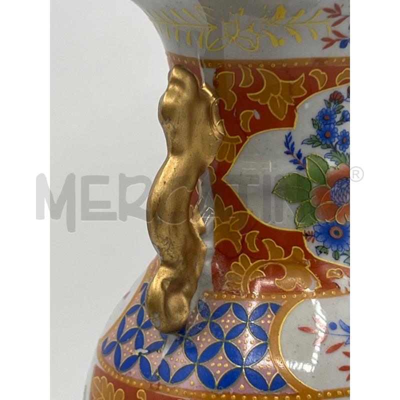 VASETTO CERAMICA ORIENTALE TONI ARANCIO DECORO DONNE | Mercatino dell'Usato Teramo 4