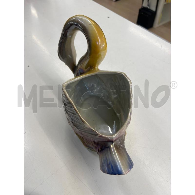 VASETTO FORMA CIGNO IN CERAMICA VINTAGE | Mercatino dell'Usato Teramo 3