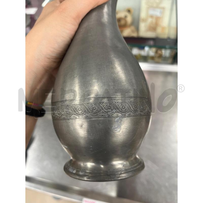 VASETTO PELTRO VINTAGE | Mercatino dell'Usato Teramo 3