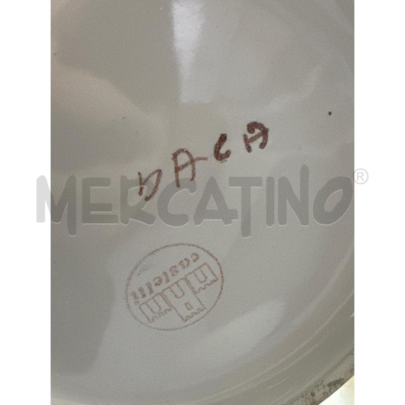 VASO CASTELLI COSTINE CILINDRICO DIPINTO FIORI | Mercatino dell'Usato Teramo 3