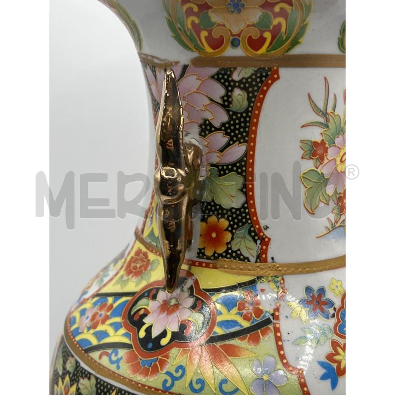 VASO CERAMICA ORIENTALE DECORO DONNE GRANDE | Mercatino dell'Usato Teramo 3