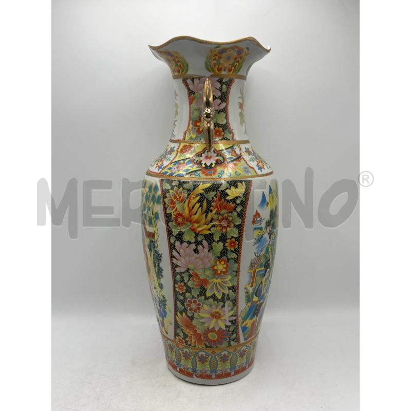 VASO CERAMICA ORIENTALE DECORO DONNE GRANDE | Mercatino dell'Usato Teramo 5