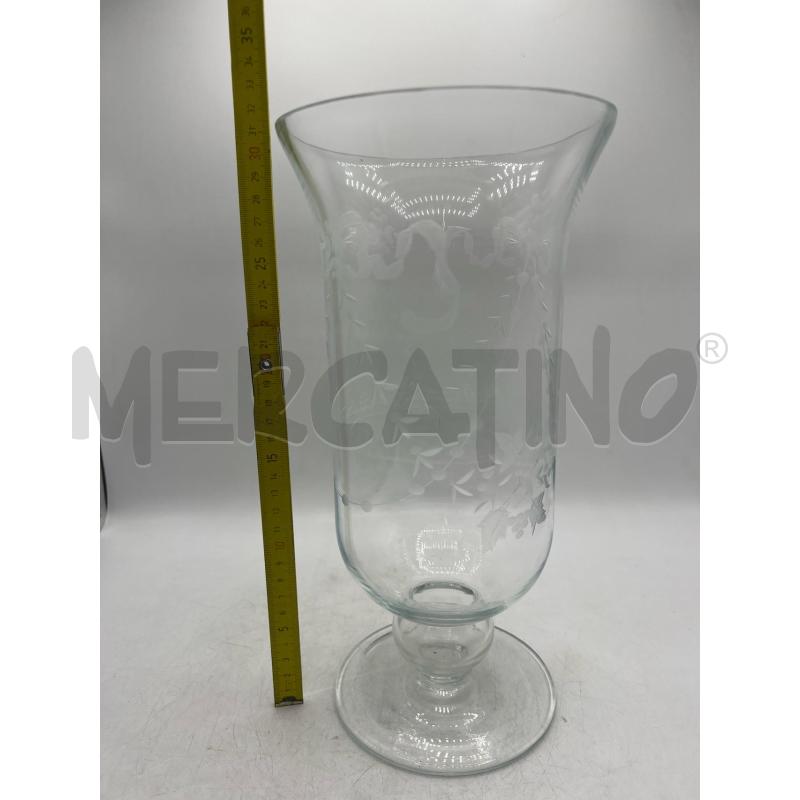 VASO CRISTALLO EPOCA OPERATO A MANO INCISIONI | Mercatino dell'Usato Teramo 4